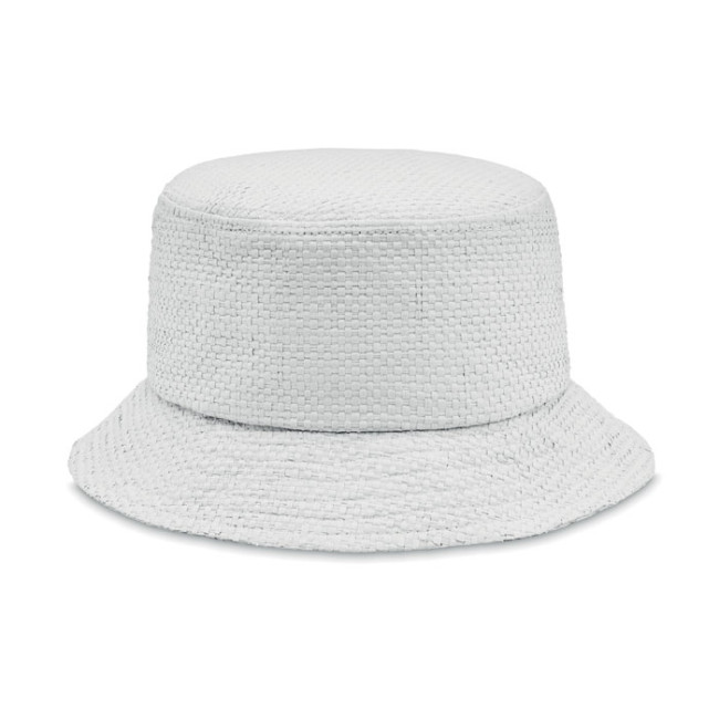 Promotional Paper Straw Bucket Hat - Image 2