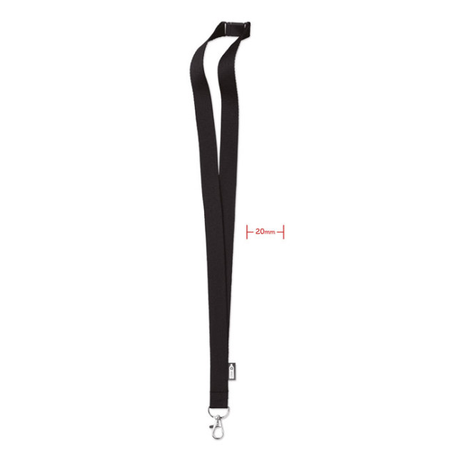 Promotional Lanyard In RPET 20mm - Image 3