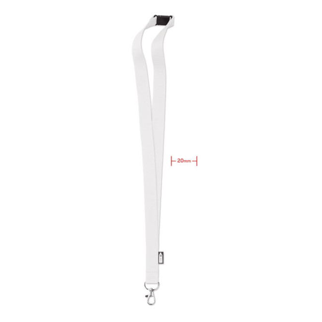 Promotional Lanyard In RPET 20mm - Image 1