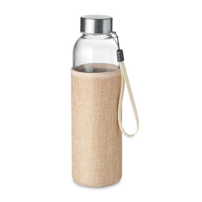 Promotional Glass Bottle In Pouch 500ml