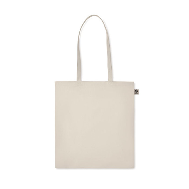 Promotional Organic Cotton Shopping Bag Beige