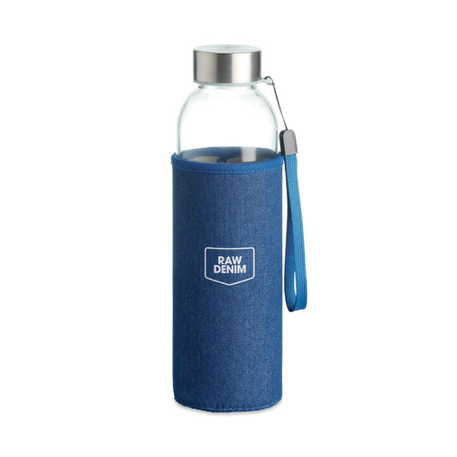 Promotional Glass Bottle In Pouch 500ml