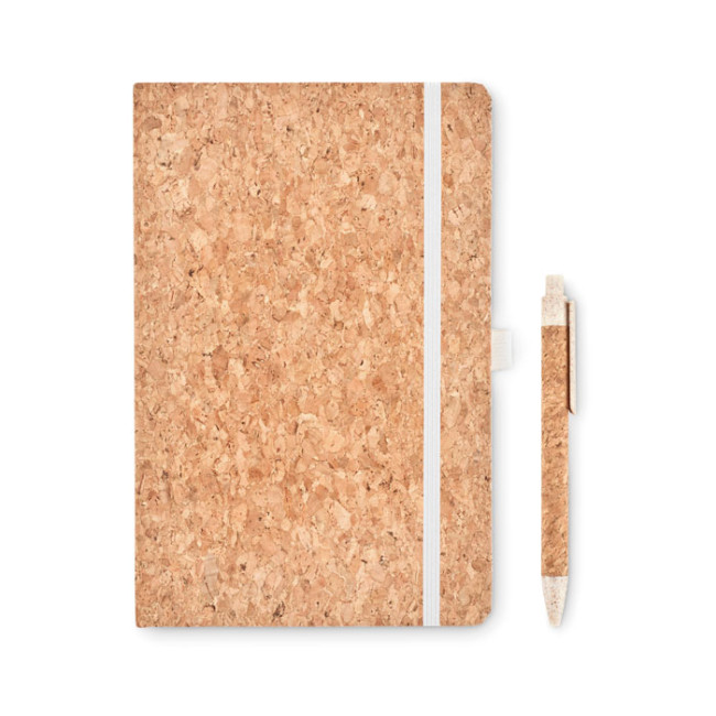 Promotional A5 Cork Notebook With Pen