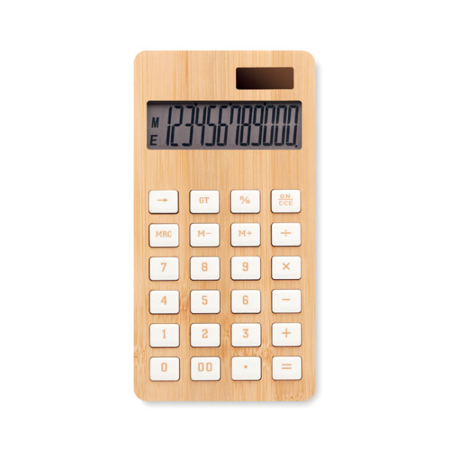 Promotional 12 Digit Bamboo Calculator