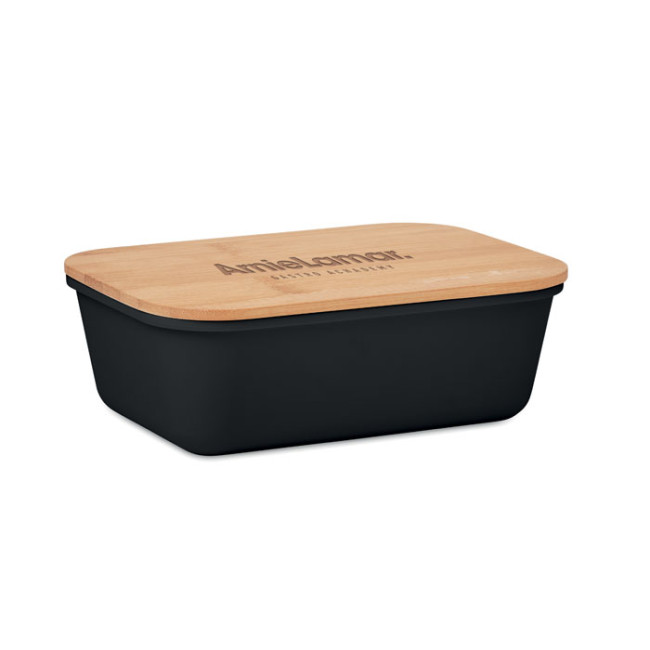 Promotional Lunch Box With Bamboo Lid - Image 1