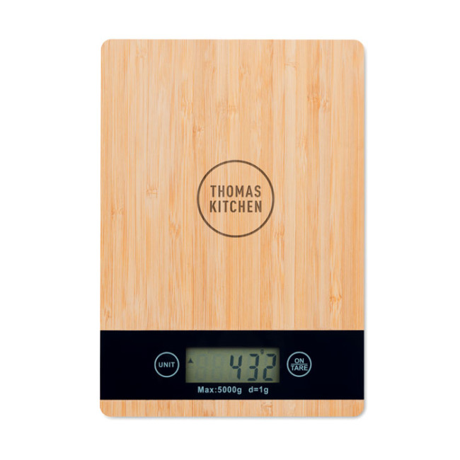 Promotional Bamboo Digital Kitchen Scales