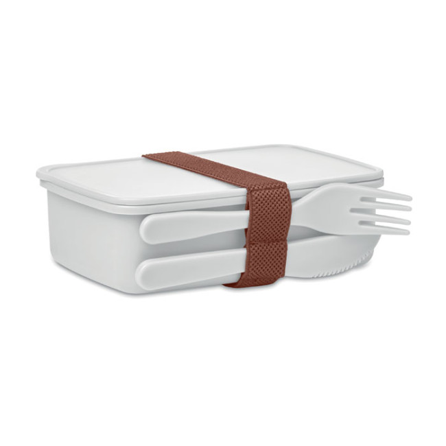 Promotional Lunch Box With Cutlery - Image 2