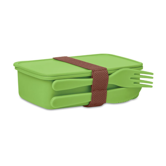 Promotional Lunch Box With Cutlery - Image 1