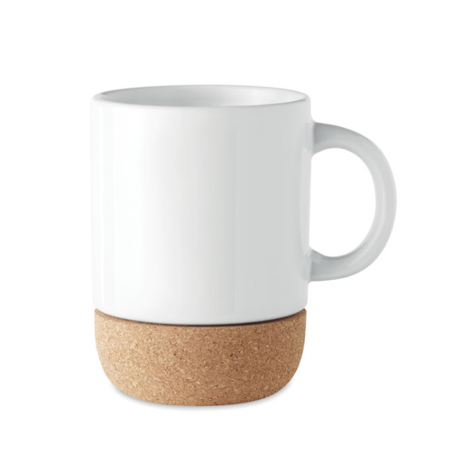 Promotional Sublimation Mug With Cork Base