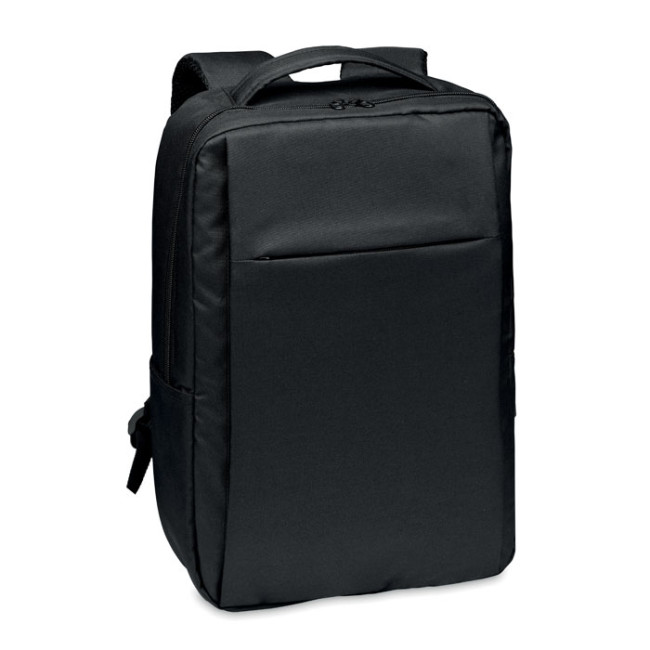 Promotional Laptop Backpack In 300D RPET