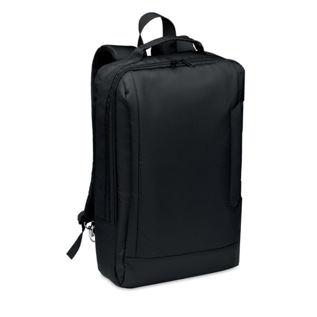 Promotional Laptop Backpack In 300D RPET