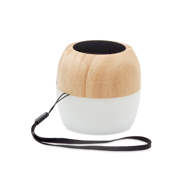 Promotional 5.0 Wireless Bamboo Speaker - Image 1