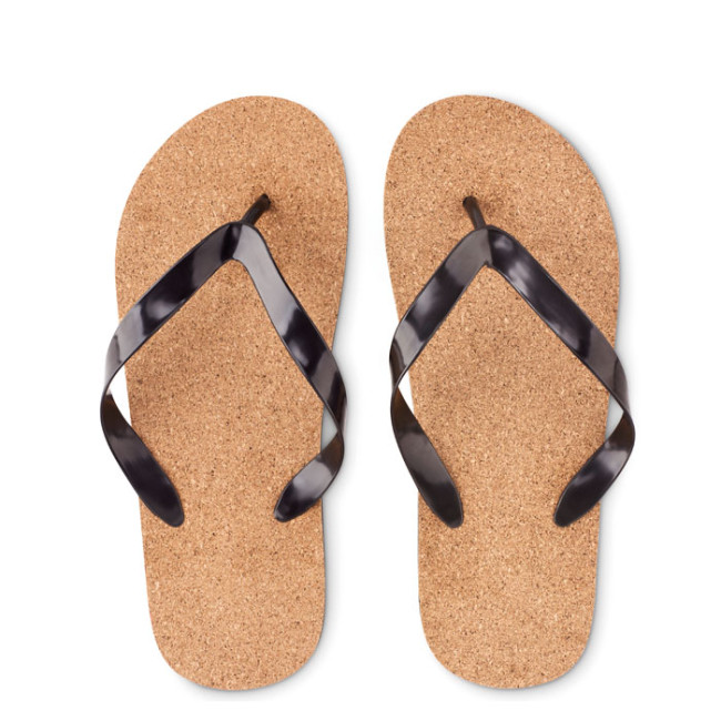 Promotional Cork Beach Flip Flops M