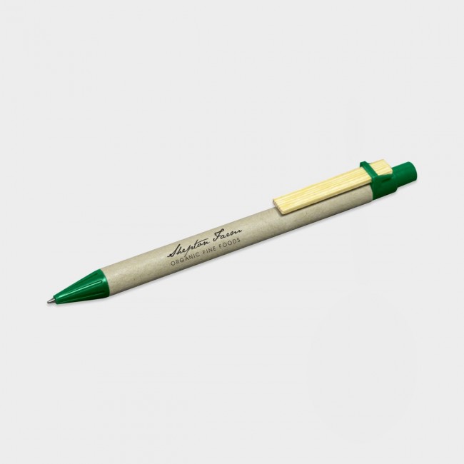 Promotional Green & Good Storia Pen - Recycled Card w Flat Clip - Image 7