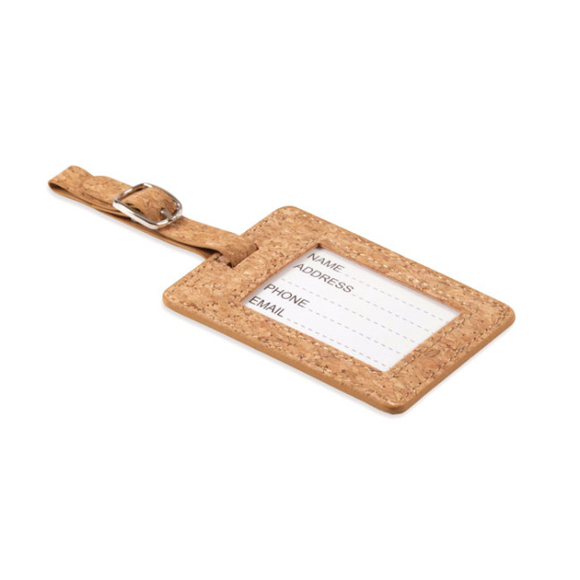 Promotional Cork Luggage Tag