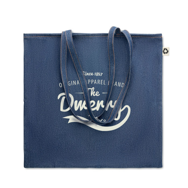 Promotional Recycled Denim Shopping Bag - Image 1