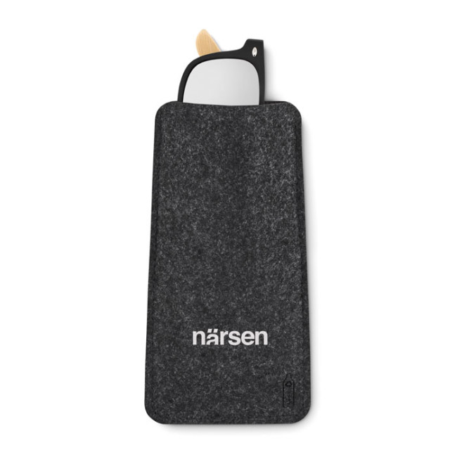 Promotional RPET Felt Glasses Case