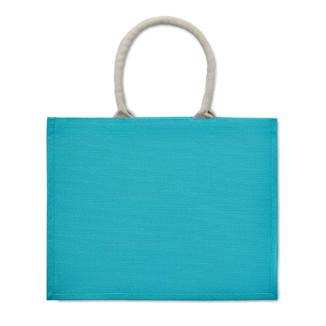 Promotional Jute Bag With Cotton Handle - Image 3