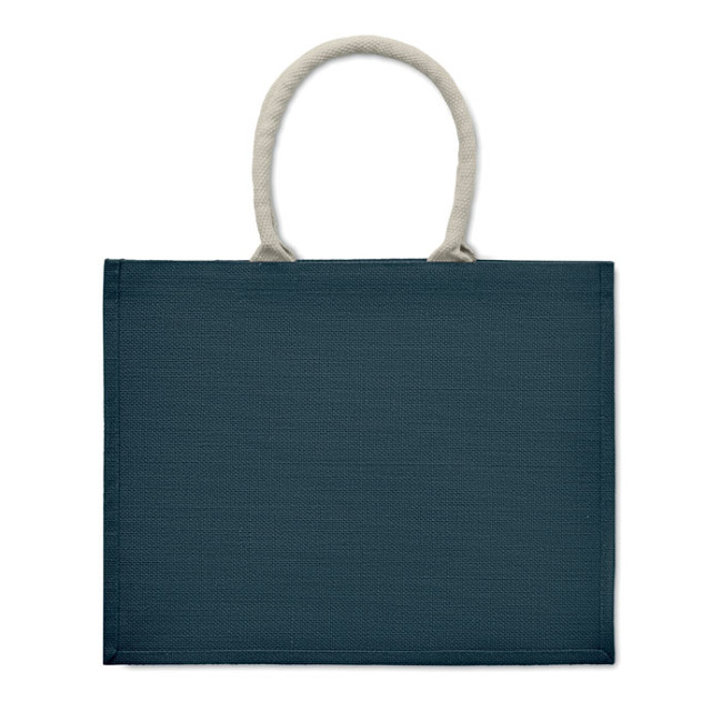 Promotional Jute Bag With Cotton Handle - Image 1