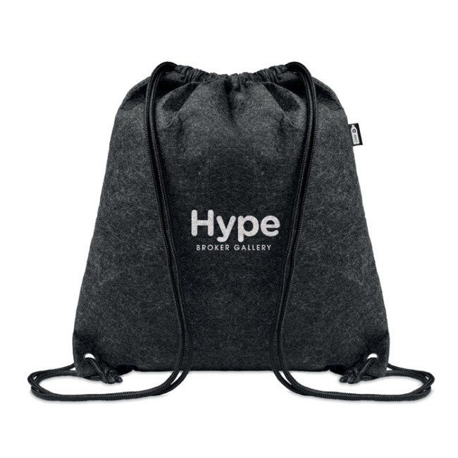 Promotional RPET Felt Drawstring Bag