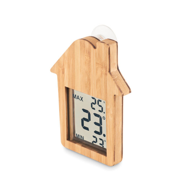 Promotional Bamboo Weather Station