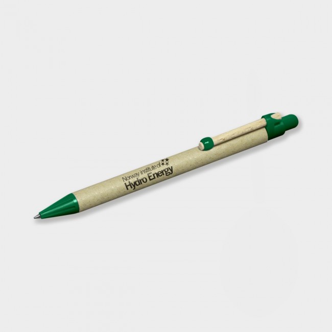 Promotional Green & Good Storia Pen - Recycled Card w Round Clip - Image 6