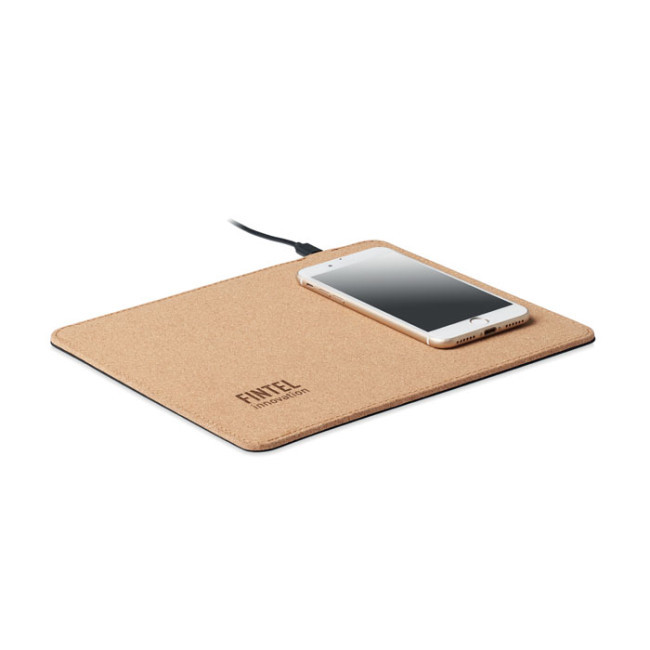 Promotional Cork Mouse Pad Charger 15W