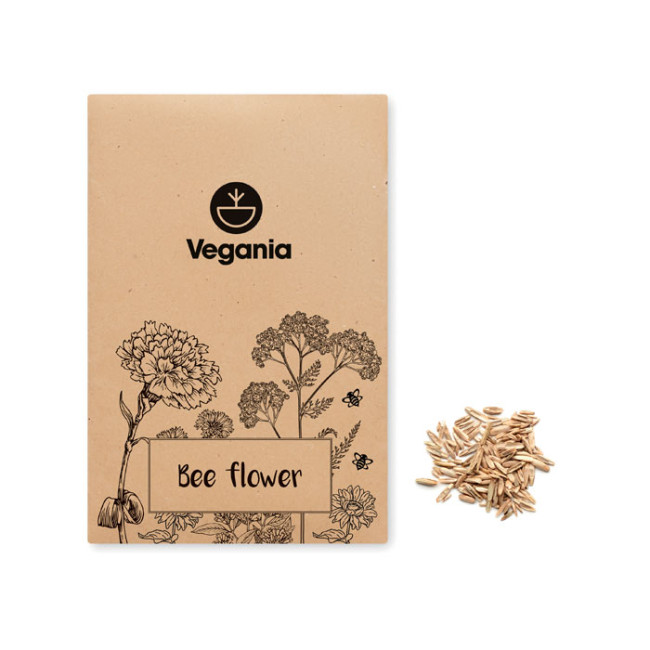 Promotional Honey Bee Flowers Mix Seeds In Envelope