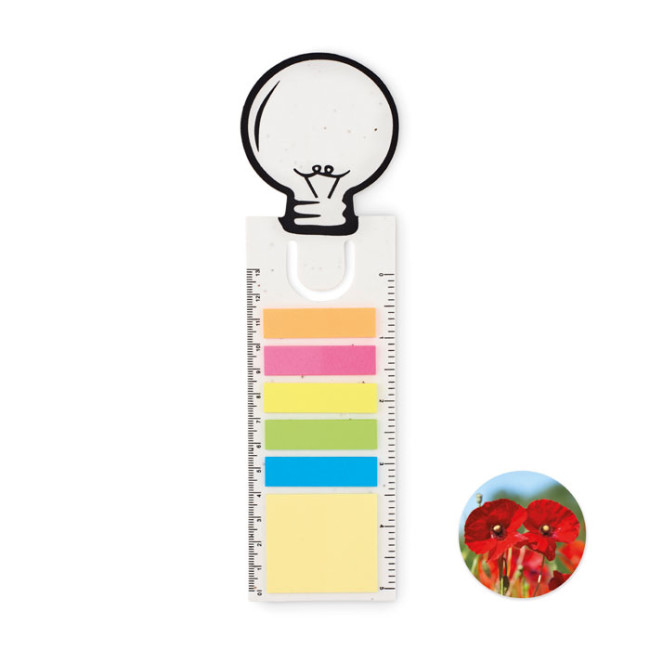 Promotional Seed Paper Bookmark W/Memo Pad