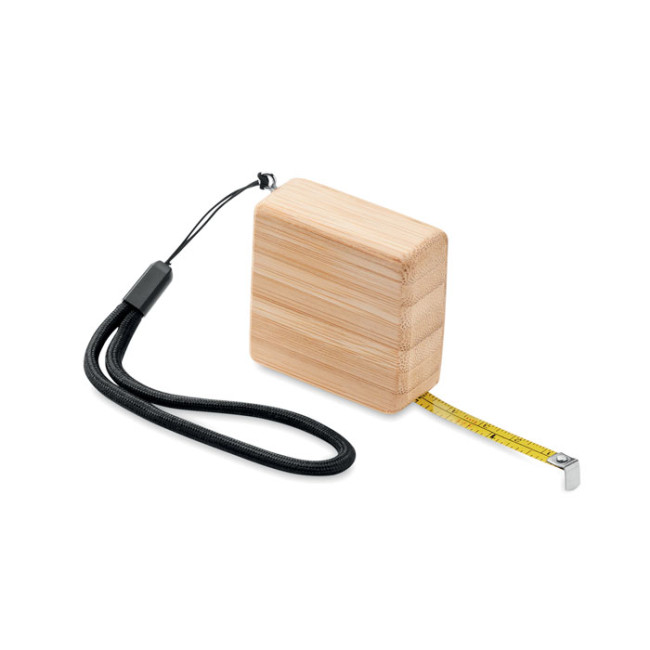 Promotional Measuring Tape In Bamboo 1m