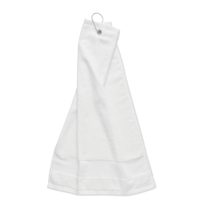 Promotional Cotton Golf Towel With Hanger - Image 2