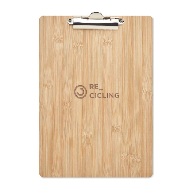 Promotional A4 Bamboo Clipboard