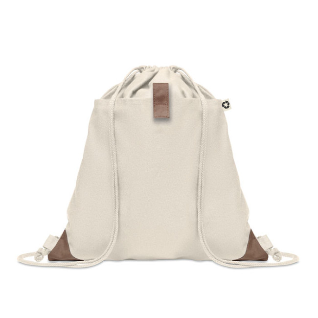 Promotional Recycled Cotton Drawstring Bag - Image 2