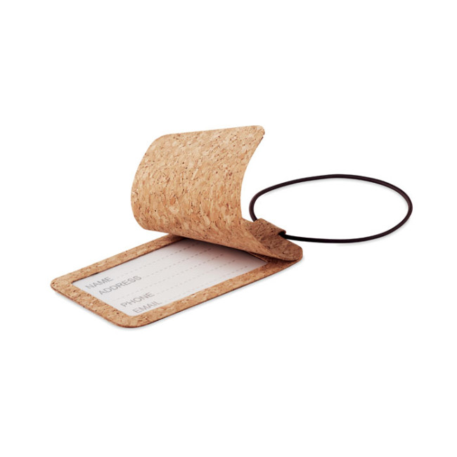 Promotional Cork Luggage Tag - Image 2