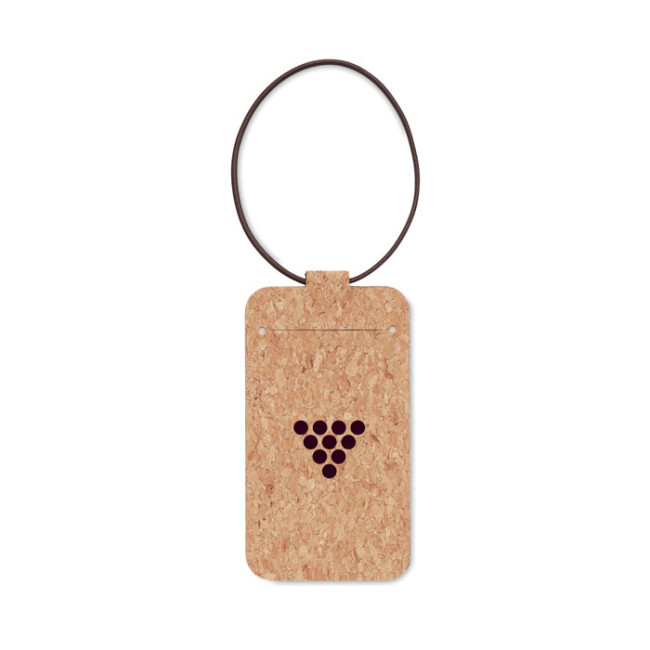 Promotional Cork Luggage Tag - Image 1