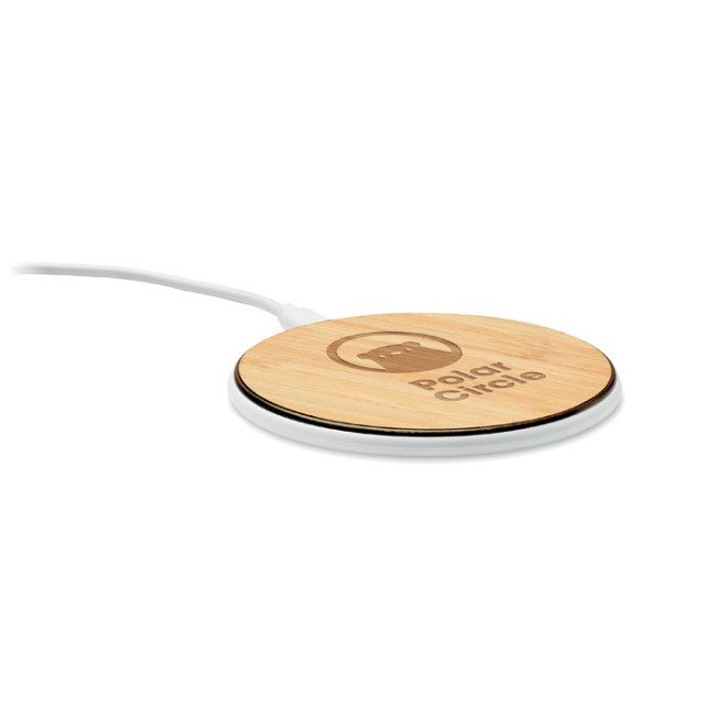 Promotional Bamboo Wireless Charger 10W