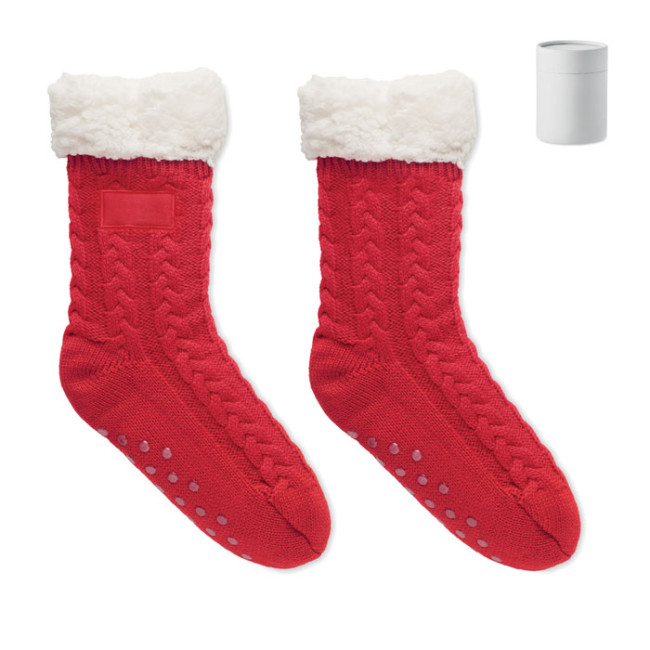 Promotional Pair Of Slipper Sock L - Image 1