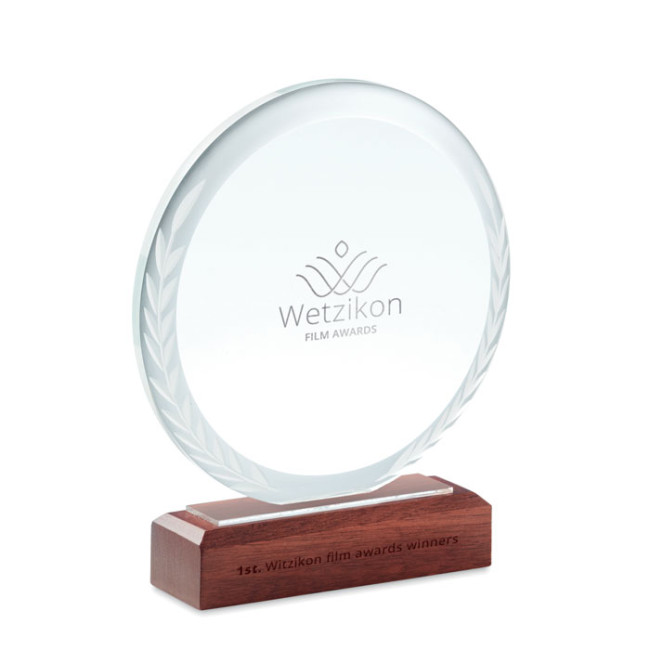 Promotional Round Award Plaque