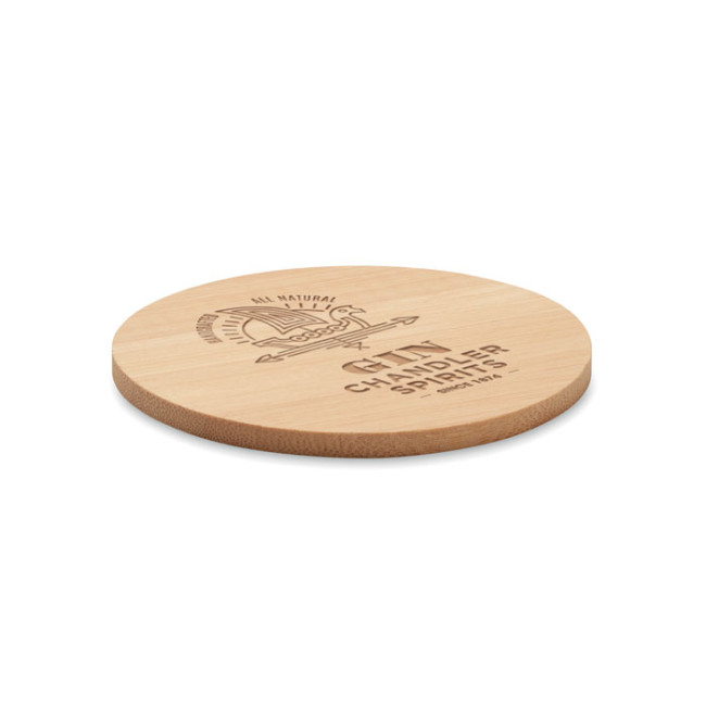 Promotional Bamboo Round Coaster