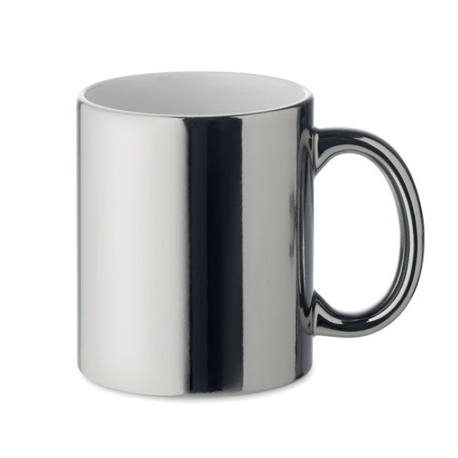 Promotional Ceramic Mug Metallic 300ml - Image 2