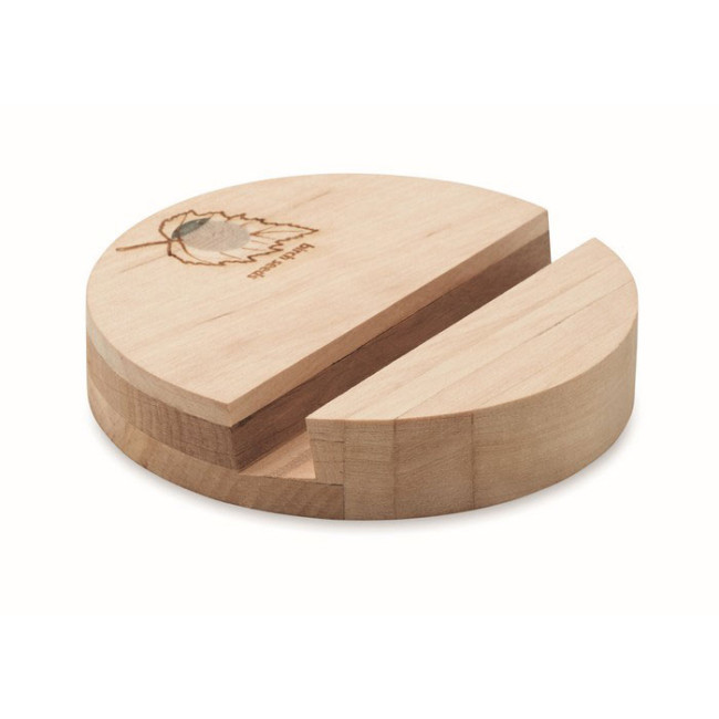 Promotional Birch Wood Phone Stand