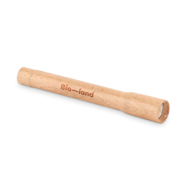 Promotional Wooden Torch With Cob Light