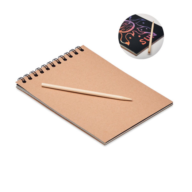 Promotional Scratching Paper Notebook