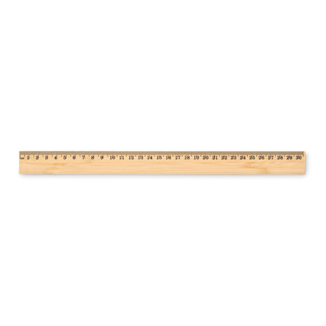 Promotional Ruler In Bamboo 30cm - Image 2