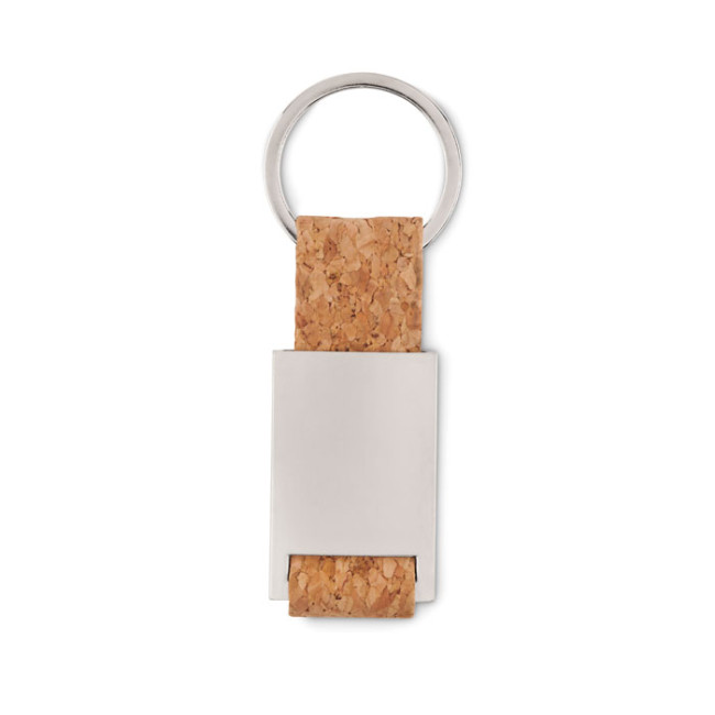 Promotional Key Ring With Cork Webbing