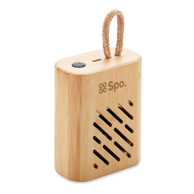 Promotional 3W Bamboo Wireless Speaker