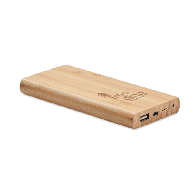 Promotional 6000 Mah Bamboo Power Bank