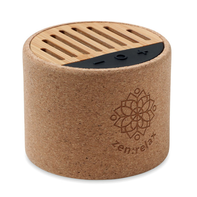 Promotional Round Cork Wireless Speaker