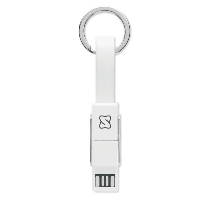 Promotional Keyring With 4 In 1 Cable - Image 2