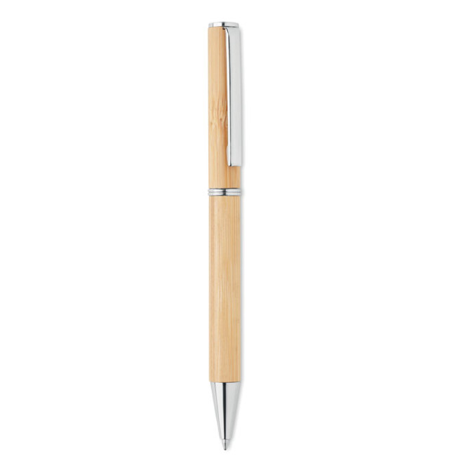 Promotional Bamboo Twist Type Ball Pen